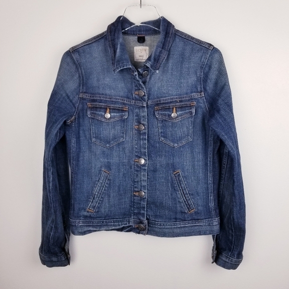 J. Crew Jackets & Blazers - J. Crew Denim Jean Jacket size Small